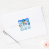 Merry Christmas Cartoon sticker (Envelop)