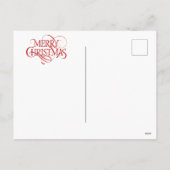 Merry Christmas Cat Briefkaart (Achterkant)