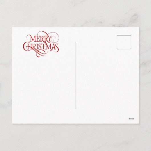 Merry Christmas Cat Briefkaart (Achterkant)