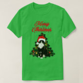 MERRY CHRISTMAS CAT T-SHIRT (Design voorkant)
