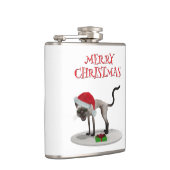 Merry Christmas. Cat with Santa hat Heupfles (Rechts)