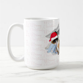 Merry Christmas cats and dogs mug Koffiemok