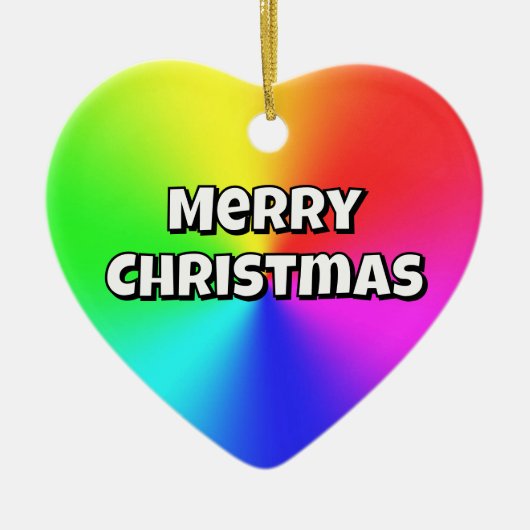 Merry Christmas (Change the Words) Ornament (Voorkant)