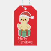 Merry Christmas Chicken Cadeaulabel (Voorkant)