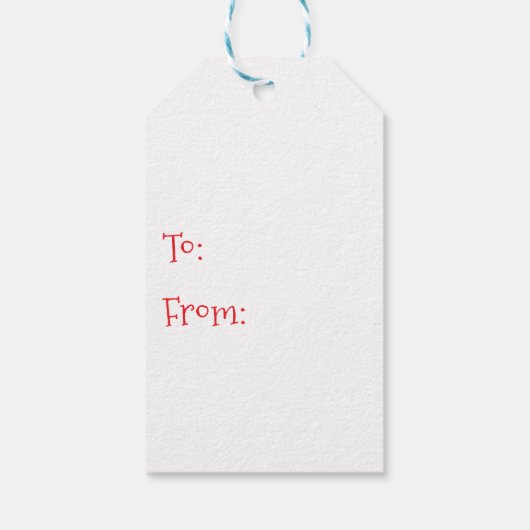 Merry Christmas Chicken Cadeaulabel (Achterkant)