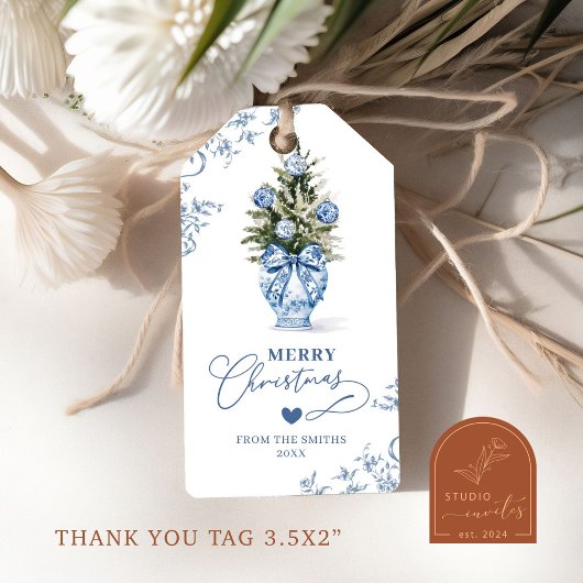 Merry Christmas Chinoiserie Ginger Jar Holiday Lab Cadeaulabel