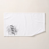 Merry CHRISTmas Christelijk kalligrafiescript Bad Handdoek (Handdoek)