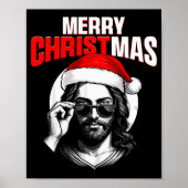 Merry Christmas Christian Jesus Pajamas Pjs Xmas M Poster (Voorkant)