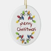 * MERRY CHRISTMAS* CHRISTMAS LIGHTS ORNAMENT (Rechts)