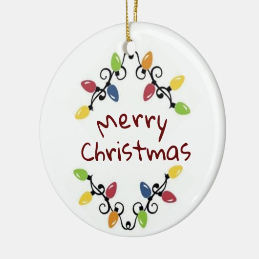 * MERRY CHRISTMAS* CHRISTMAS LIGHTS ORNAMENT (Links)