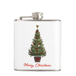 Merry Christmas. Christmas Tree Heupfles