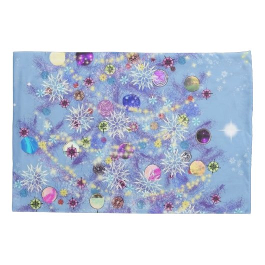 Merry Christmas - Christmas Tree Kussensloop (Achterkant)