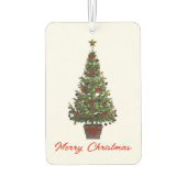 Merry Christmas. Christmas Tree Luchtverfrisser (Achterkant)