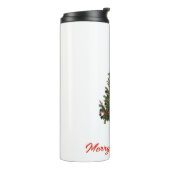 Merry Christmas. Christmas Tree Thermosbeker (Gedraaid links)