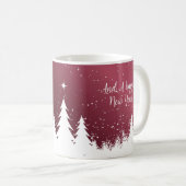  Merry Christmas Claret Mug Koffiemok (Voorkant rechts)