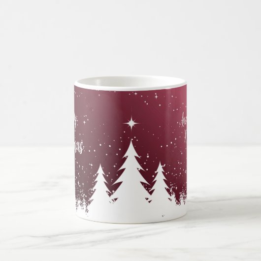 Merry Christmas Claret Mug Koffiemok (Center)