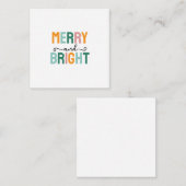 Merry Christmas Classical Unique Minimalist Plain Informatiekaartje (Voorkant / Achterkant)