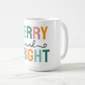 Merry Christmas Classical Unique Minimalist Plain Koffiemok (Voorkant rechts)