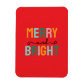 Merry Christmas Classical Unique Minimalist Plain Magneet (Verticaal)