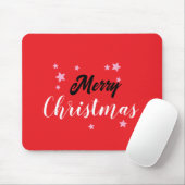 Merry Christmas Classical Unique Minimalist Plain Muismat (Met muis)