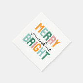 Merry Christmas Classical Unique Minimalist Plain Servet (Hoek)