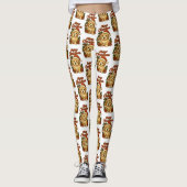 Merry Christmas Cockapoo Design Leggings (Voorkant)