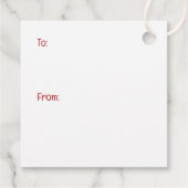 Merry Christmas Cocker Spaniel Dogs Bedankjes Labels (Achterkant)