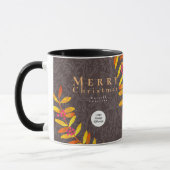 Merry Christmas Coffee Brown Business Mok (Links)