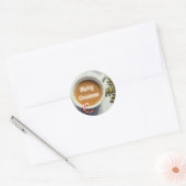 Merry Christmas Coffee Latte Stickers (Envelop)