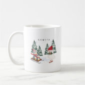 Merry Christmas Coffee Mok Gepersonaliseerd cadeau (Links)