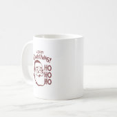 Merry Christmas Coffee Mok Gepersonaliseerd cadeau (Voorkant links)