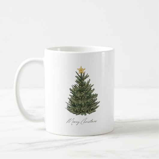 Merry Christmas Coffee Mok Gepersonaliseerd cadeau (Links)