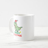 Merry Christmas Coffee Mok Gepersonaliseerd cadeau (Voorkant links)