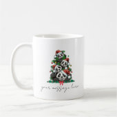 Merry Christmas Coffee Mok Gepersonaliseerd cadeau (Links)