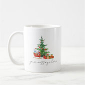 Merry Christmas Coffee Mok Gepersonaliseerd cadeau (Links)