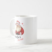 Merry Christmas Coffee Mok Gepersonaliseerd cadeau (Voorkant links)
