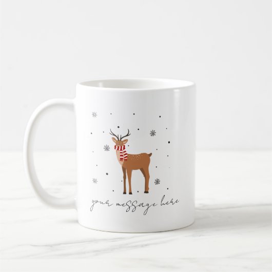 Merry Christmas Coffee Mok Gepersonaliseerd cadeau (Links)