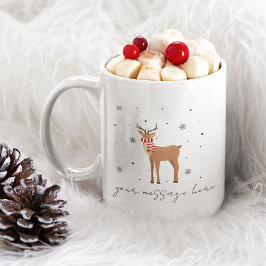 Merry Christmas Coffee Mok Gepersonaliseerd cadeau