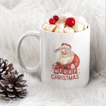 Merry Christmas Coffee Mok Gepersonaliseerd cadeau