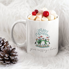 Merry Christmas Coffee Mok Gepersonaliseerd cadeau
