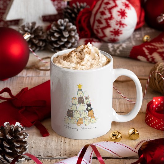 Merry Christmas Coffee Mok Gepersonaliseerd cadeau