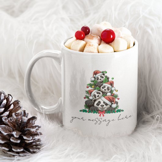 Merry Christmas Coffee Mok Gepersonaliseerd cadeau