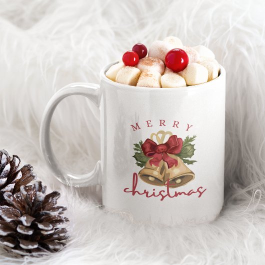 Merry Christmas Coffee Mok Gepersonaliseerd cadeau