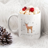 Merry Christmas Coffee Mok Gepersonaliseerd cadeau