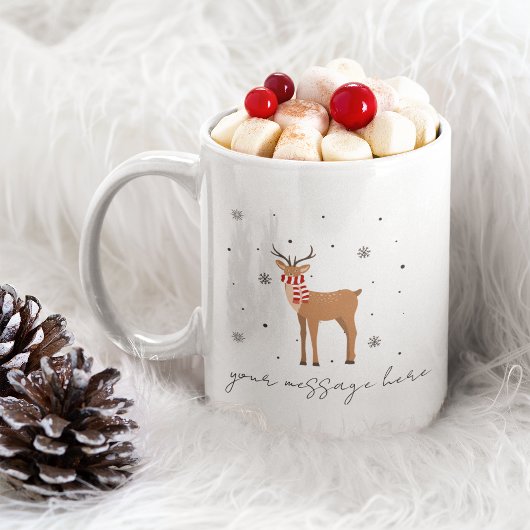Merry Christmas Coffee Mok Gepersonaliseerd cadeau