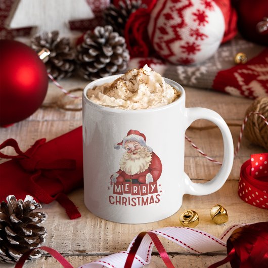 Merry Christmas Coffee Mok Gepersonaliseerd cadeau
