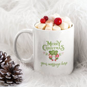 Merry Christmas Coffee Mok Gepersonaliseerd cadeau