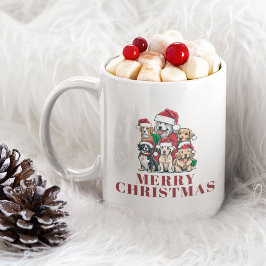 Merry Christmas Coffee Mok Gepersonaliseerd cadeau