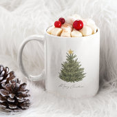 Merry Christmas Coffee Mok Gepersonaliseerd cadeau