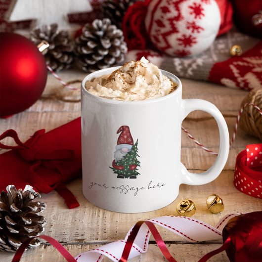 Merry Christmas Coffee Mok Gepersonaliseerd cadeau